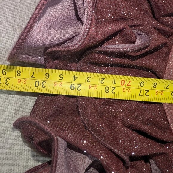 Speechless Girls Glitter Mesh Ruffle Hem Party Dress Size 10 - Picture 8 of 9